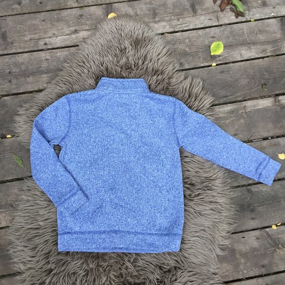 Old Navy blue mock neck zip sweater - size 6B - Picture 6 of 6